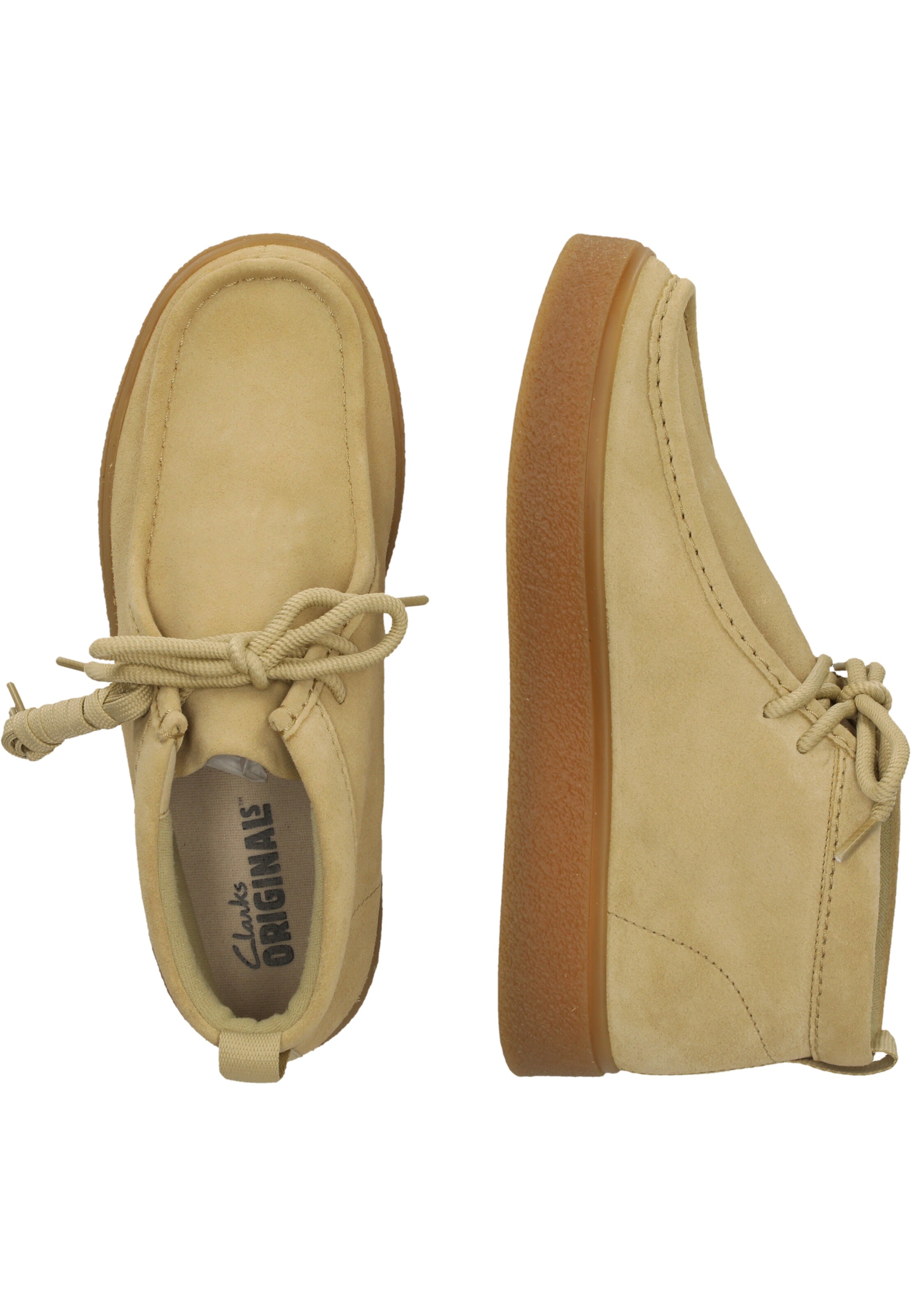 CLARKS Boots 'Boxbee Walla' in Beige