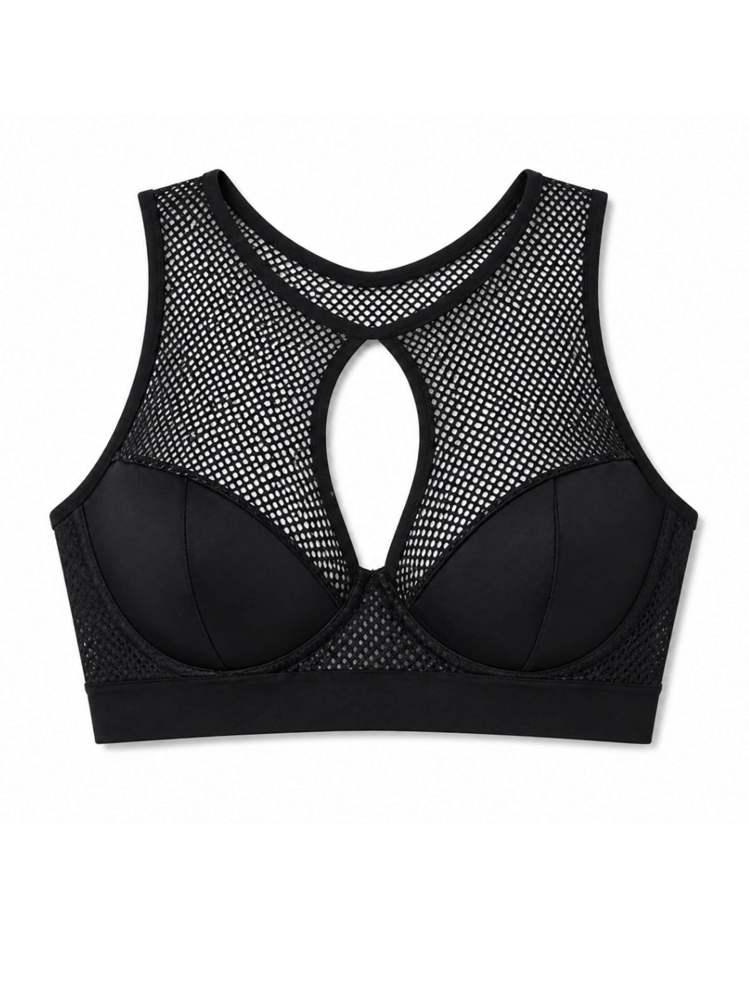 MILENKA - Bustier Sujetador en negro: frente