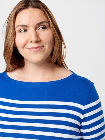 Lauren Ralph Lauren Plus Shirt 'HALIAN' in Blau