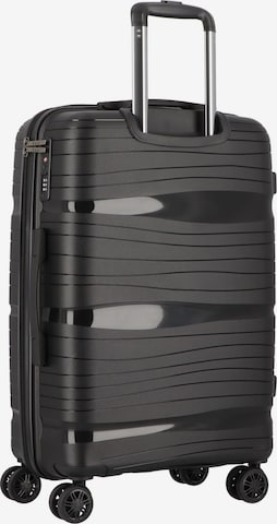 D&N Suitcase Set 'Travel Line 4300 ' in Black