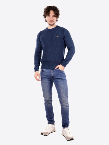 Aeronautica Militare Pullover 'Maglione' in Blau