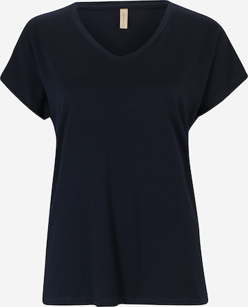 Soyaconcept - Camiseta 'Marica 32' en azul: frente