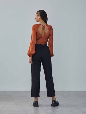 LeGer by Lena Gercke Regular Pantalon 'Zoe' in Zwart