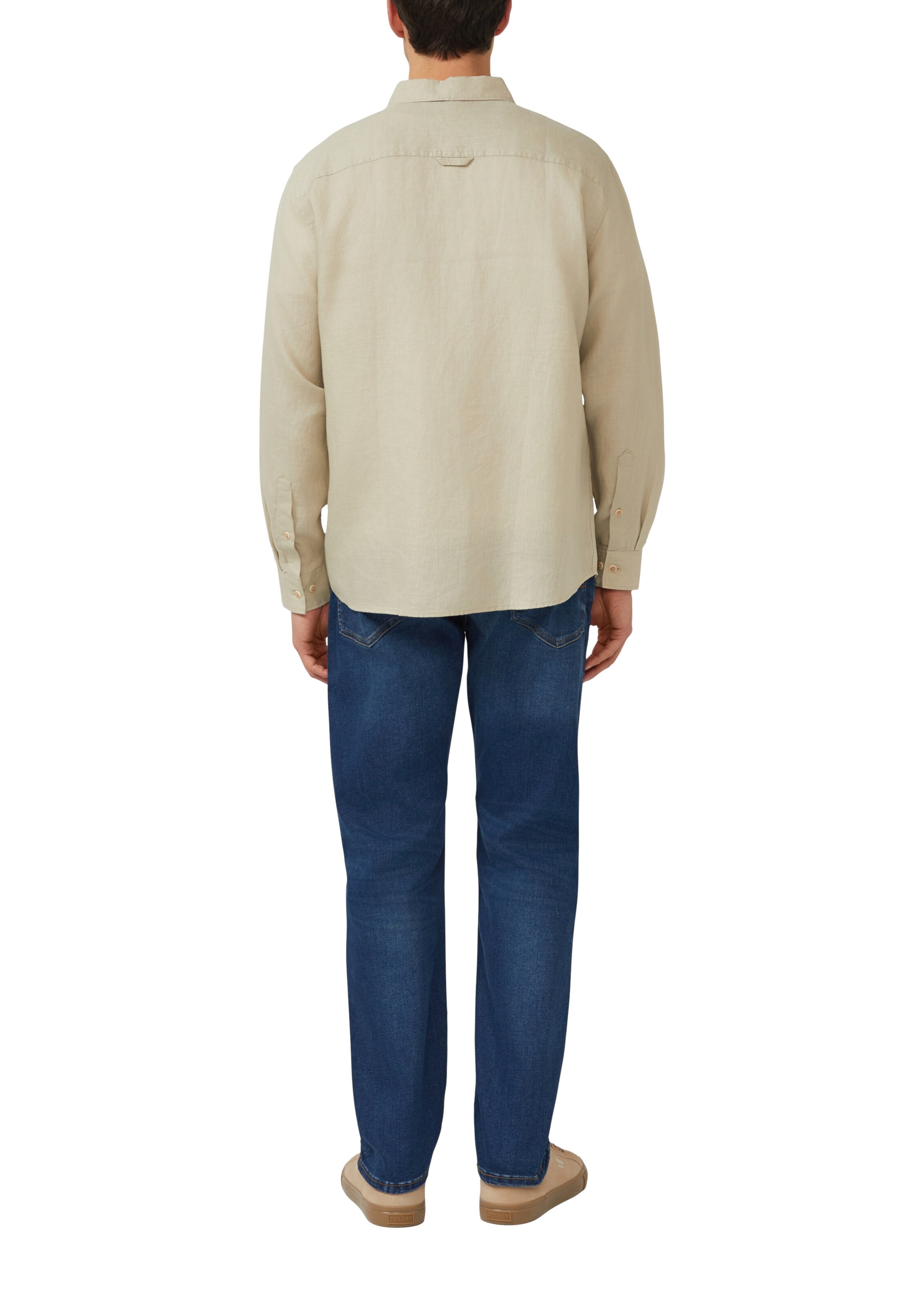 s.Oliver Regular Fit Hemd in Beige