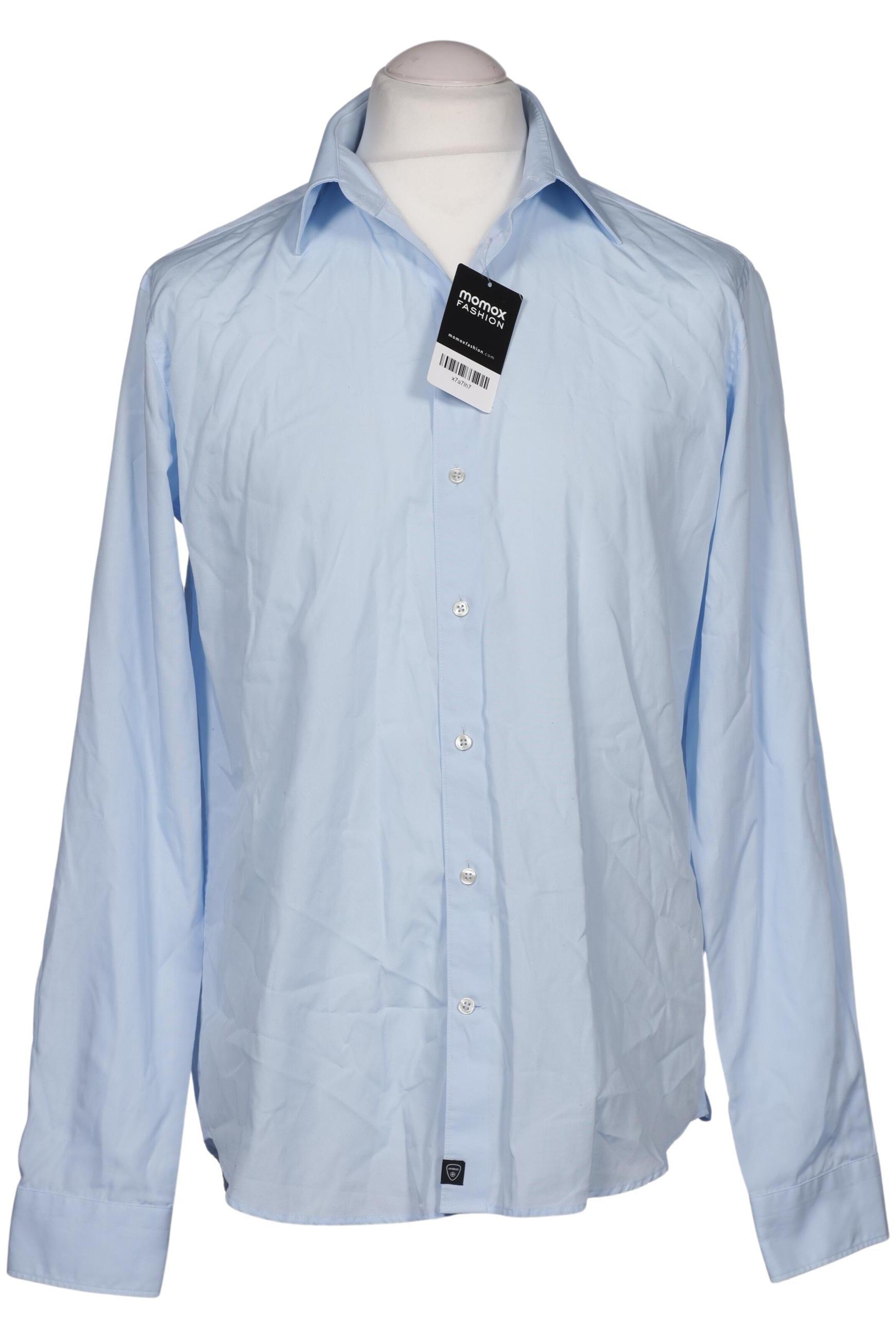 STRELLSON Button Up Shirt in L in Blue: front