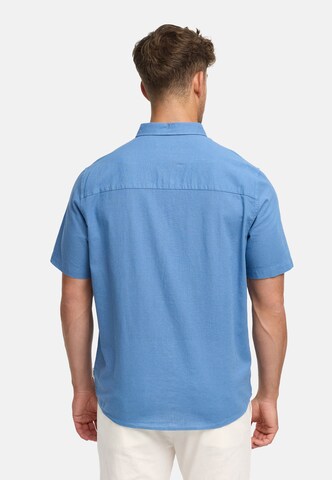 INDICODE JEANS Comfort fit Overhemd 'Ceppo' in Blauw