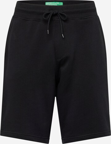 Pantalon UNITED COLORS OF BENETTON en noir : devant