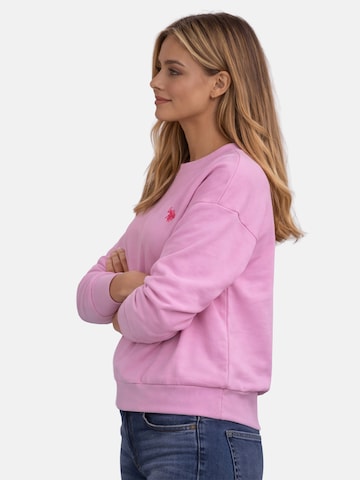 U.S. POLO ASSN. Sweatshirt in Pink
