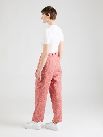 SCOTCH & SODA Loose fit Pleat-front trousers 'Faye' in Red