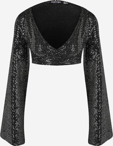 Nasty Gal Bluse in Schwarz: predná strana