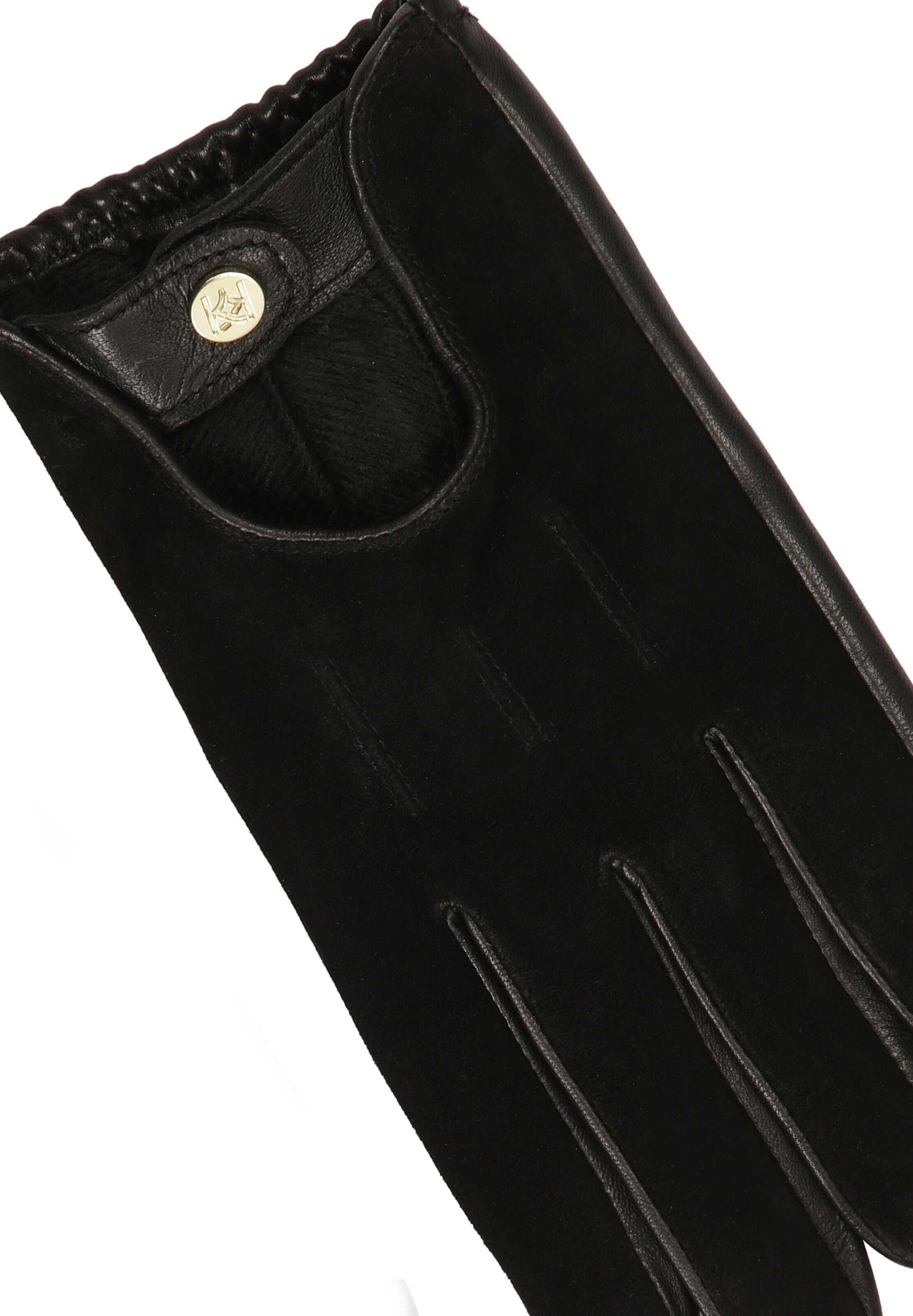 Kazar Vingerhandschoenen in Zwart