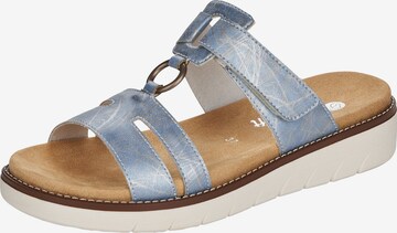 REMONTE Mules in Blue: front