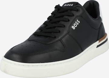BOSS Trampki niskie Clint Tenn lt w kolorze Czarnym ABOUT YOU