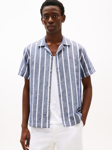 TOMMY HILFIGER Regular fit Overhemd in Blauw: voorkant