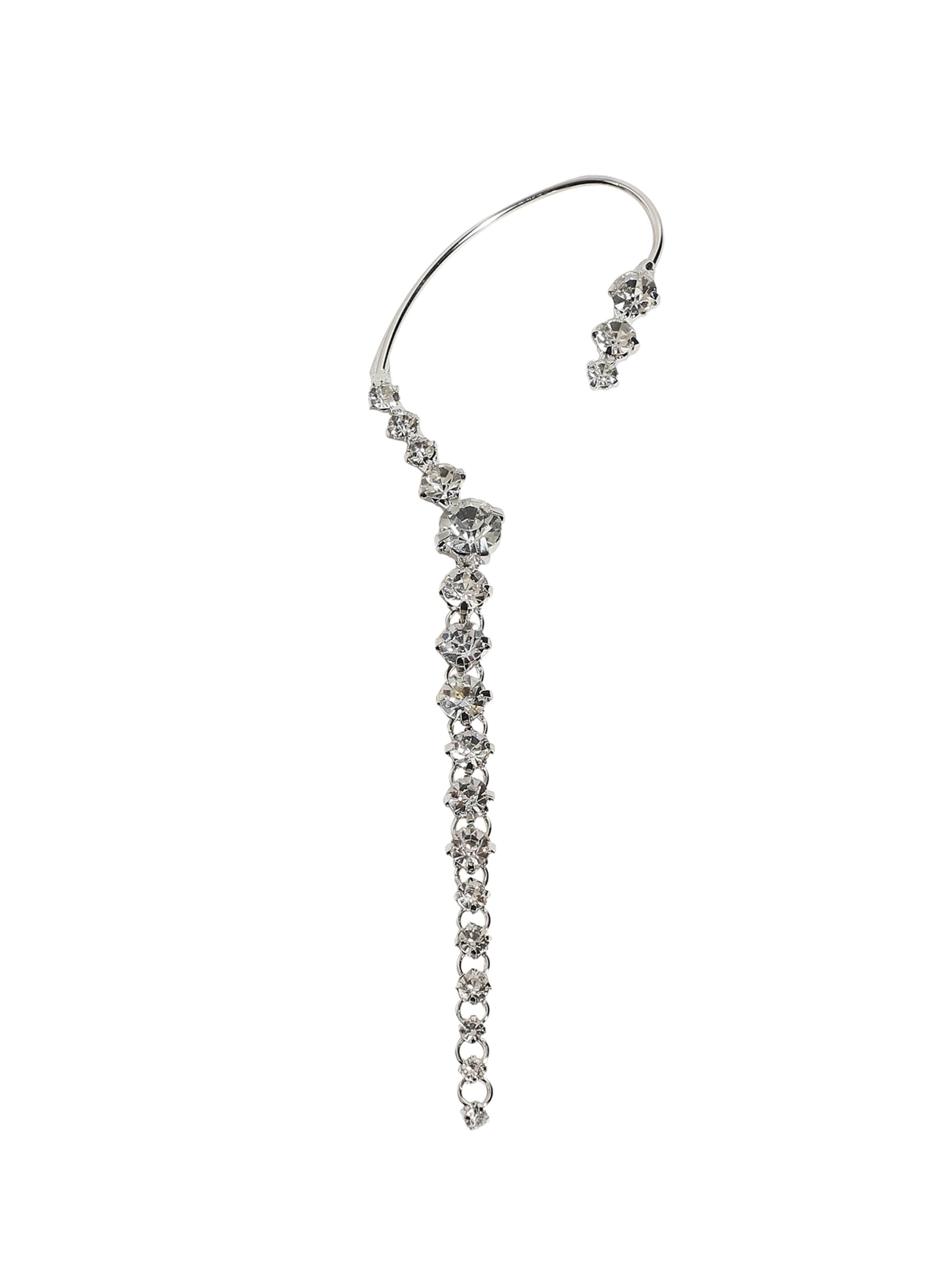Boucles d'oreilles 'Wyn' SOHI en argent : devant