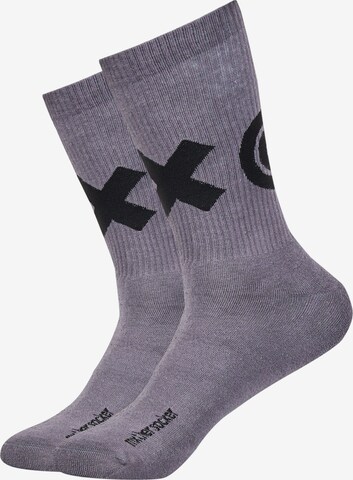 Mxthersocker Socken in Grau