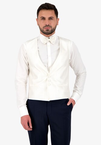 Prestije Suit Vest in White: front