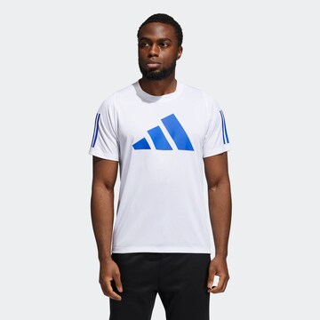 ADIDAS PERFORMANCE - Camisa funcionais 'FreeLift' em branco: frente