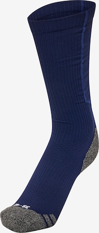 Chaussettes de sport 'Pro' Hummel en bleu : devant