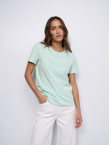 Salsa Jeans Shirt in Groen: voorkant