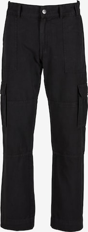 Pegador Regular Cargojeans in Schwarz: Vorderseite