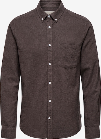 Chemise 'ONSNIKO' Only & Sons en rouge : devant