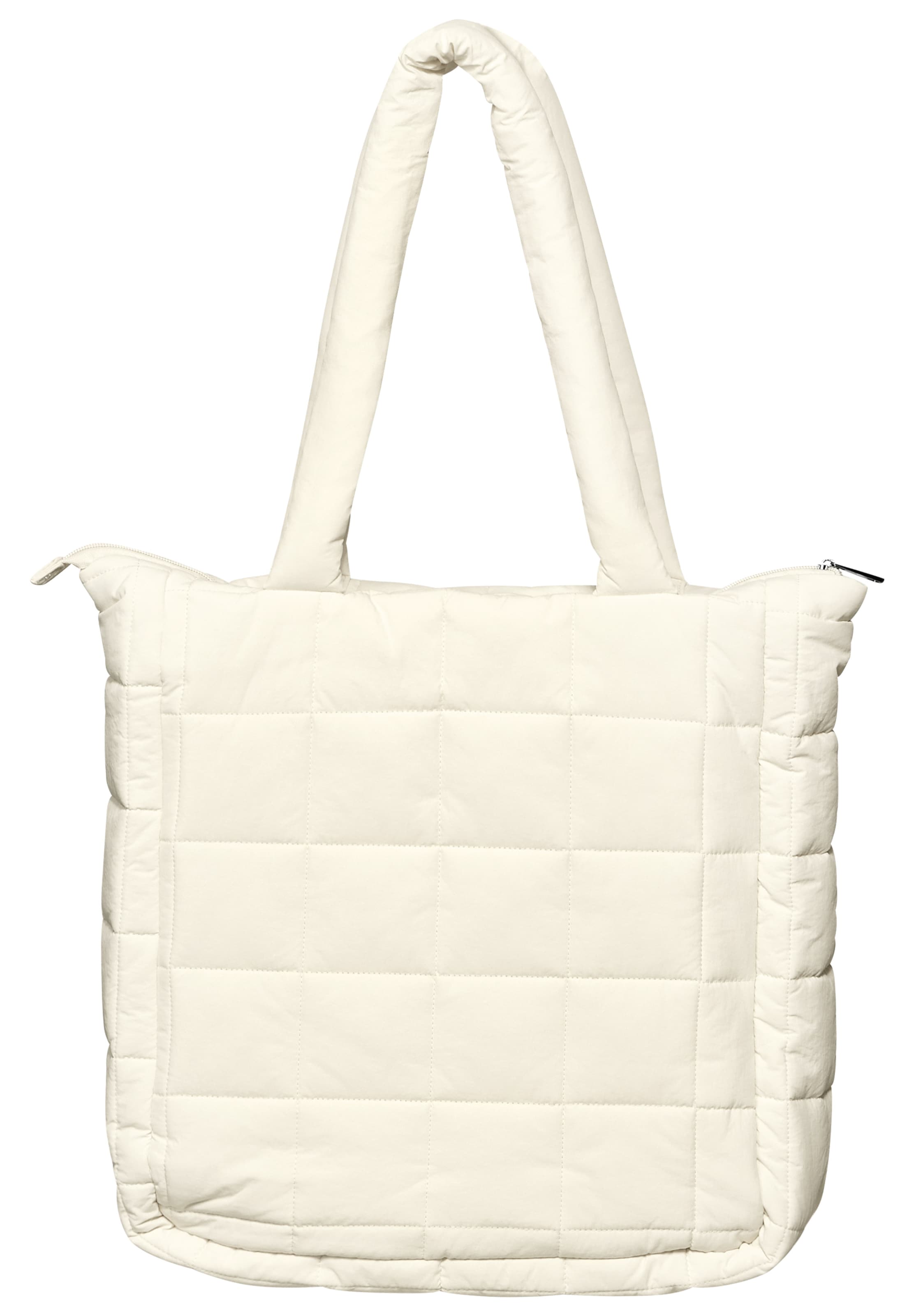 CECIL Shopper in Steppoptik in Beige: Vorderseite