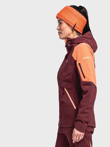 Schöffel Outdoorjas 'Softshell Jacket Kals L' in Rood