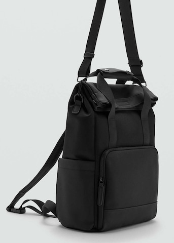 MANGO MAN Backpack 'Bagfold' in Black