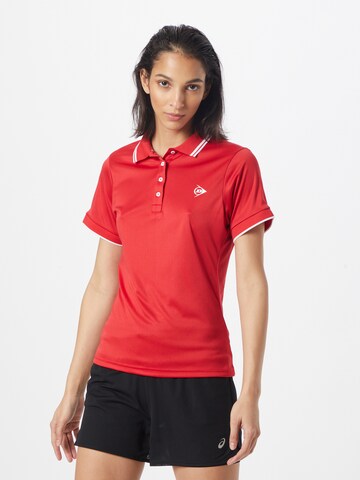 T-shirt fonctionnel DUNLOP en rouge : devant