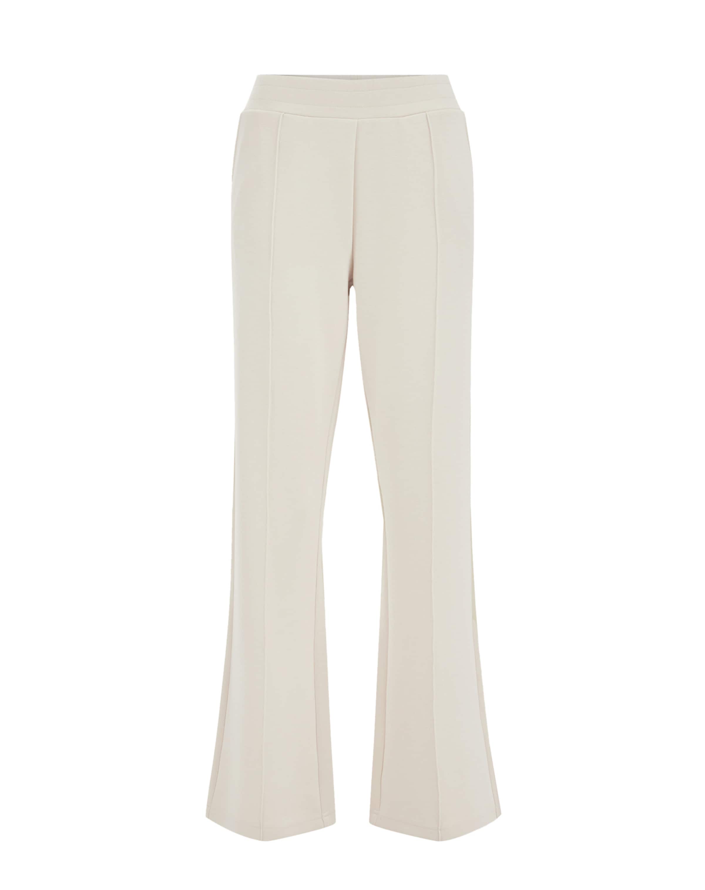 WE Fashion Regular Broek in Wit: voorkant