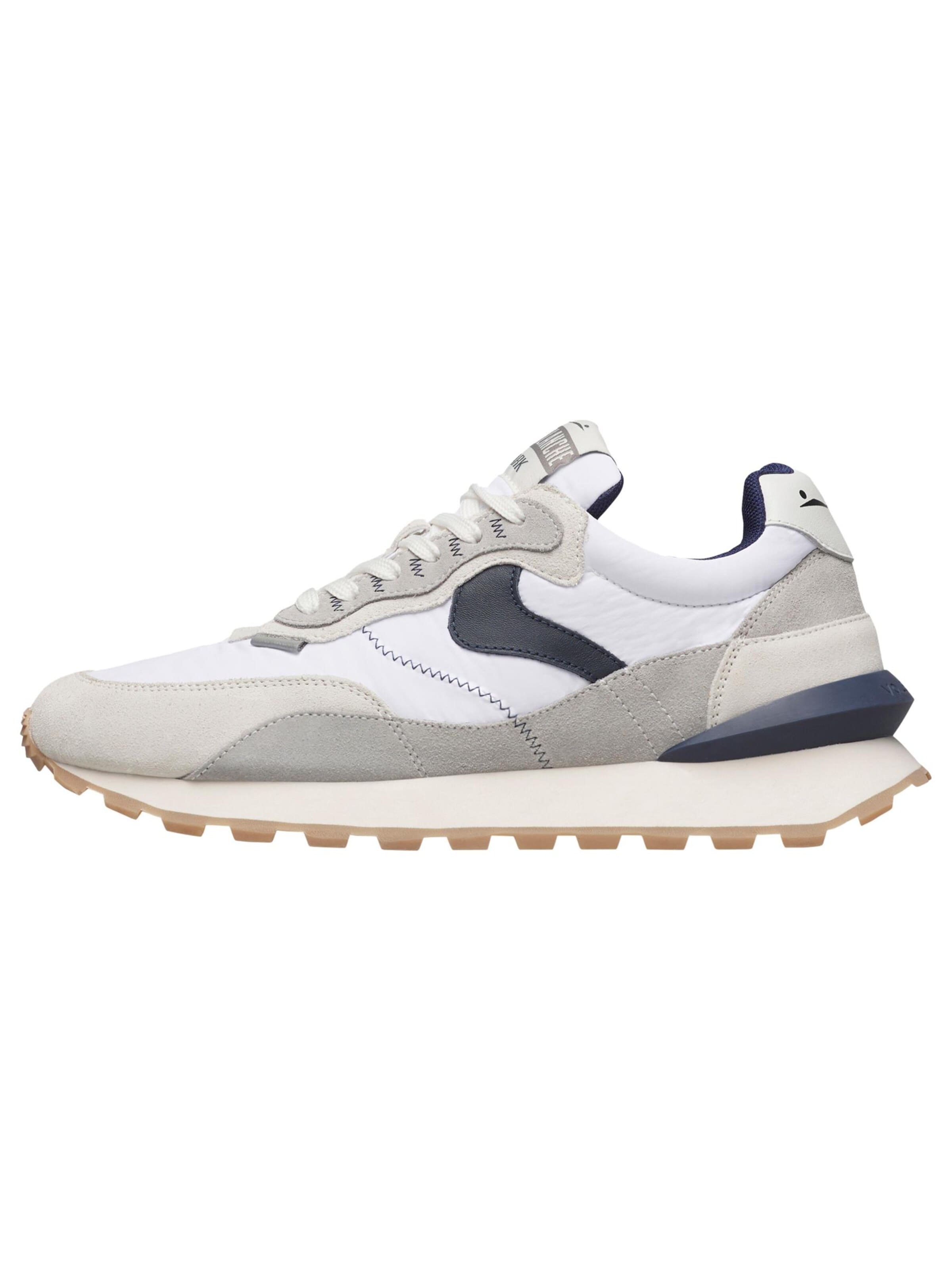 Baskets basses 'QWARK HYPE MAN.' Voile blanche en gris : devant
