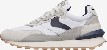 Baskets basses 'QWARK HYPE MAN.' Voile blanche en gris : devant