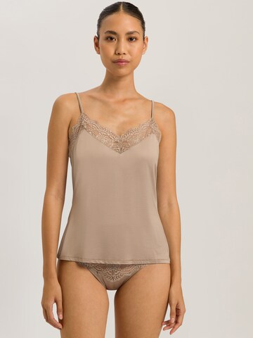 Hanro Top ' Josephine ' in Beige: voorkant