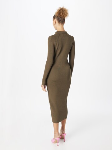 Calvin Klein Knit dress in Brown