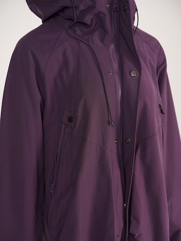 Veste mi-saison 'YOLIGEX Wasserdichte Kapuzenjacke Lila Outdoor mit Reißverschluss' yoligex en violet