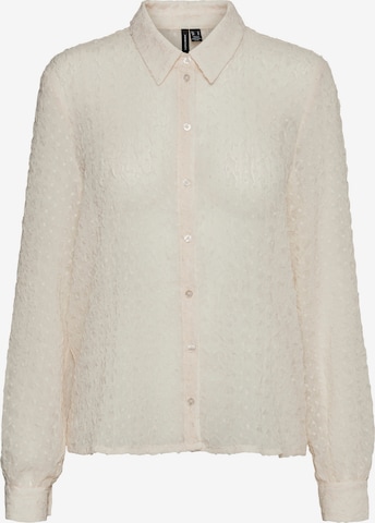 VERO MODA Blouse 'Ebba' in Grijs: voorkant