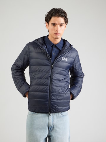 EA7 Emporio Armani Kurtka przejściowa w kolorze niebieski: przód