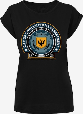 F4NT4STIC Shirt 'DC Comics Superhelden Batman Gotham Police Dept' in Zwart: voorkant