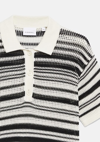 COMMA Pullover in Weiß