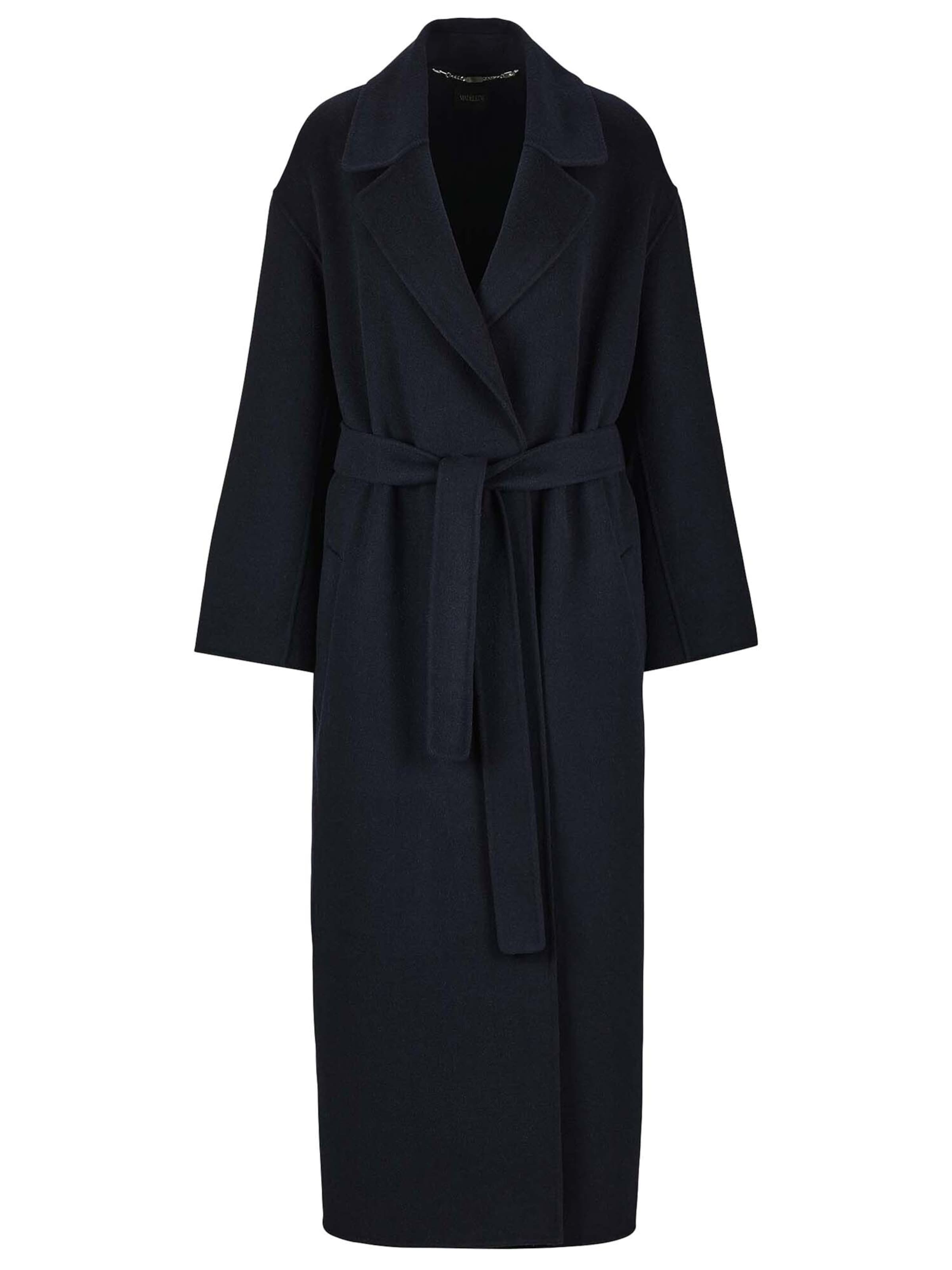 MADELEINE Mantel in Blau: Vorderseite