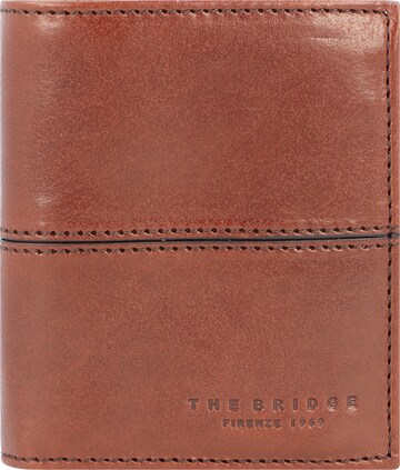 The Bridge Wallet in Brown: front