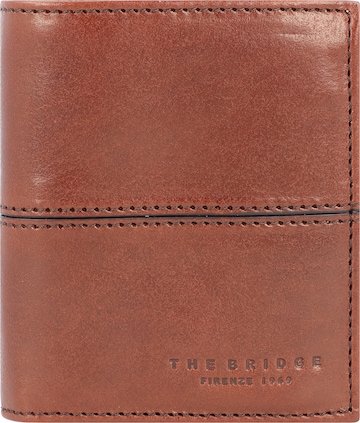 The Bridge Wallet in Brown: front