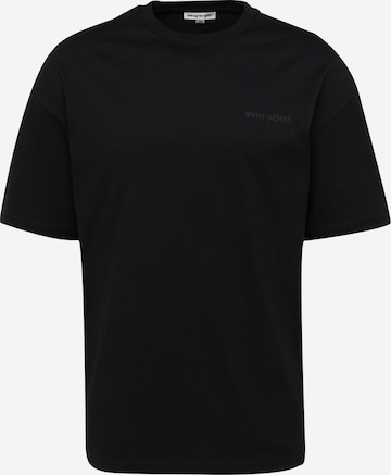 9N1M SENSE Majica | črna barva: sprednja stran