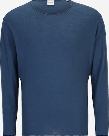 Jack & Jones Plus Sweater in Blue: front