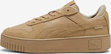 PUMA - Zapatillas deportivas bajas 'Carina' en marrón: frente