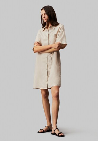Calvin Klein Blusenkleid in Beige