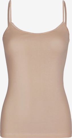 Nina von C. Undershirt 'Pure' in Brown: front