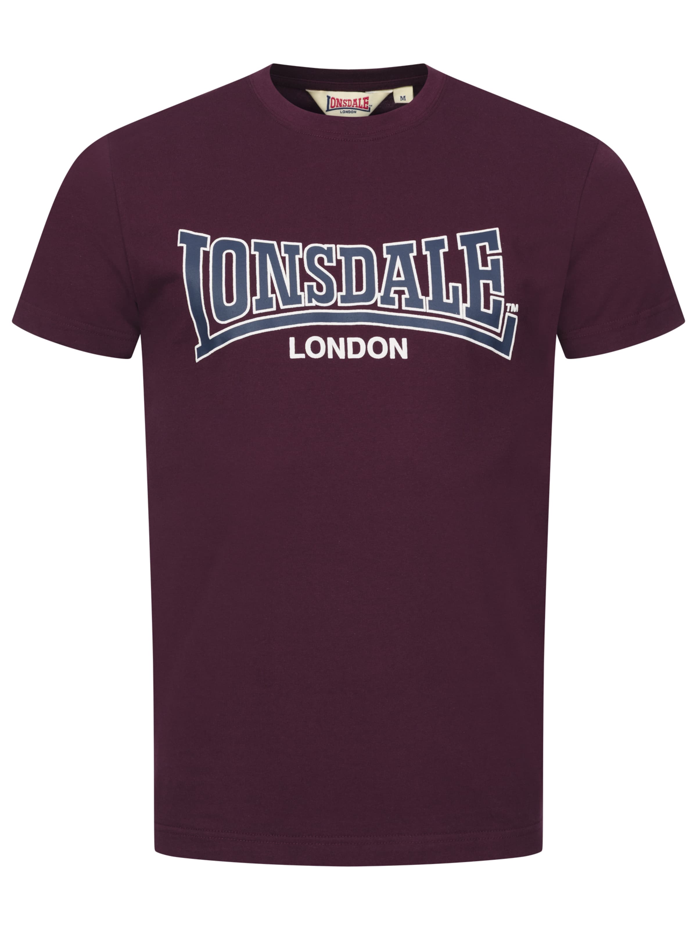 Maglietta 'Dukinfield' di LONSDALE in rosso: frontale