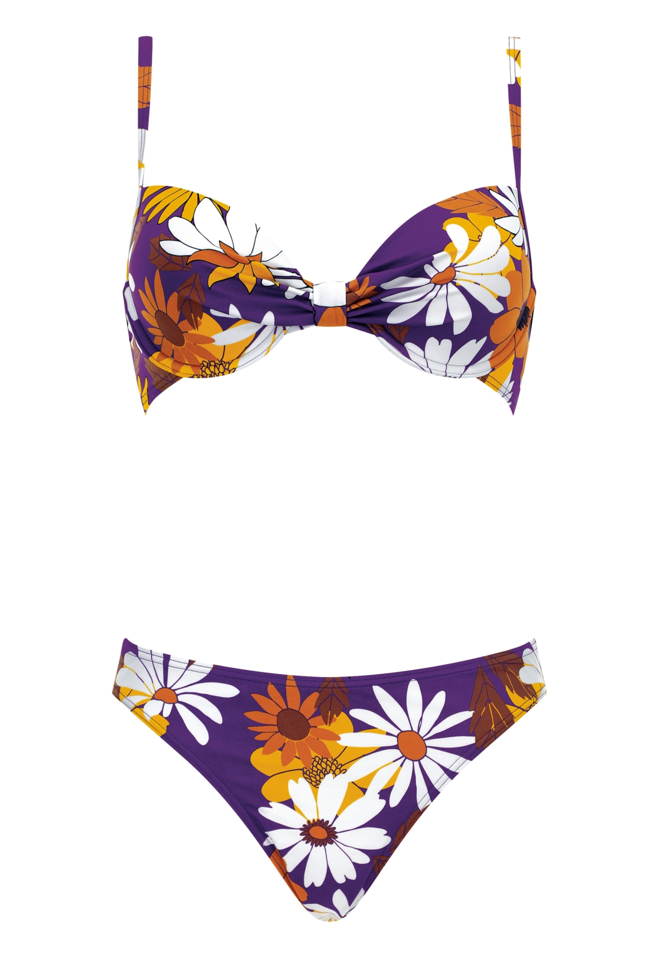 OLYMPIA Push-up Bikini in Lila: Vorderseite